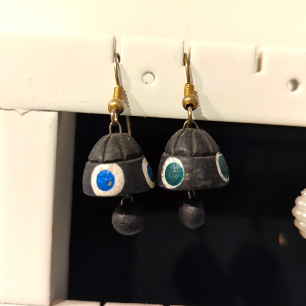 Fishhook earrings